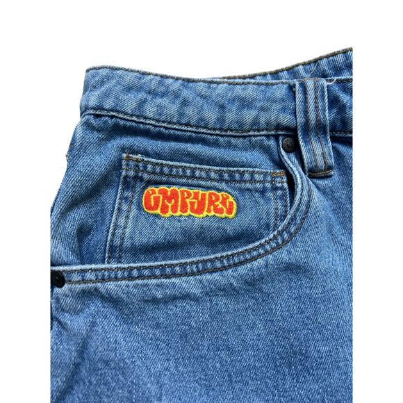 Y2K Empyre Baggy Carpenter Jeans Relaxed Loose Fit Blue Denim Men's 32 (34x 28 - Picture 2 of 11